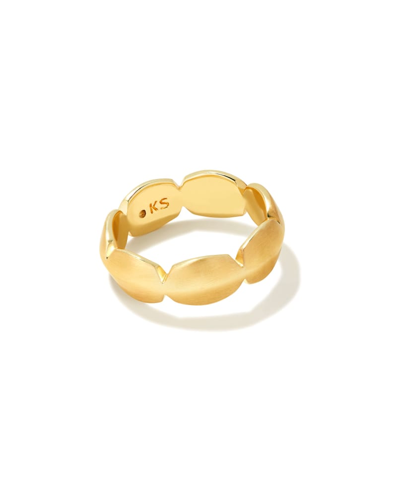 Brooke Band Ring in Gold image number 0
